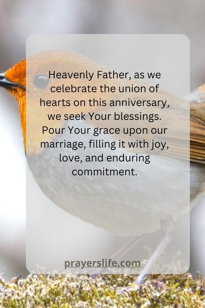A Prayer For Wedding Anniversary Blessings