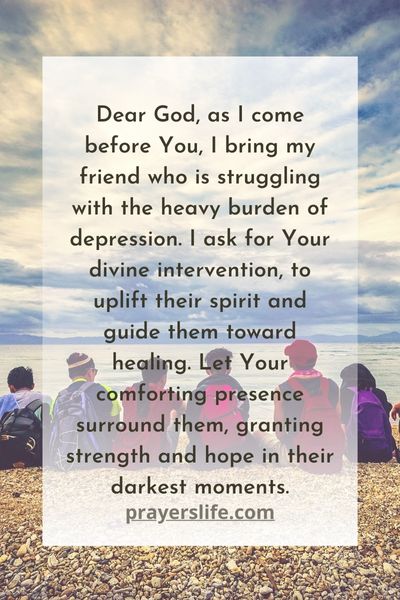 A Prayer For A Depressed Friend