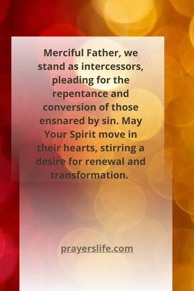 A Prayer For The Repentance And Conversion Of Sinners