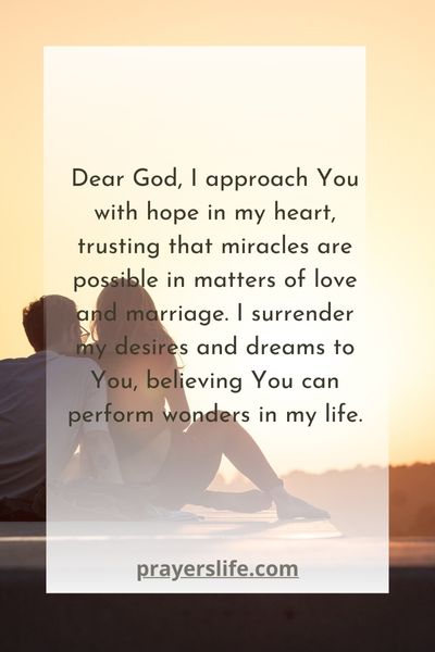 A Prayer Of Hope Your Path To Marriage Miracles