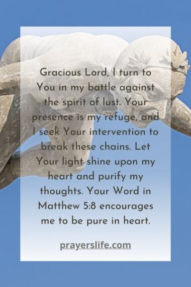 Prayer To Break The Spirit Of Lust
