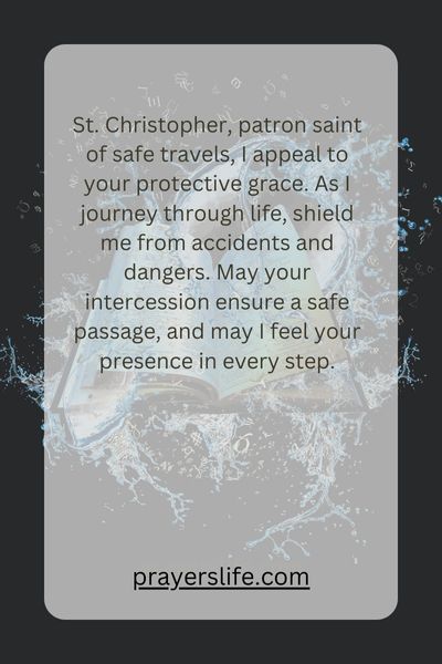 A Prayerful Appeal To St. Christophers Protection
