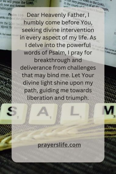 33 Powerful Psalm For Deliverance And Breakthrough