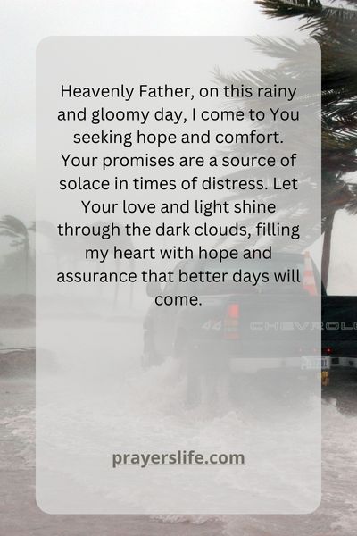 A Rainy Day Prayer For Hope And Comfort