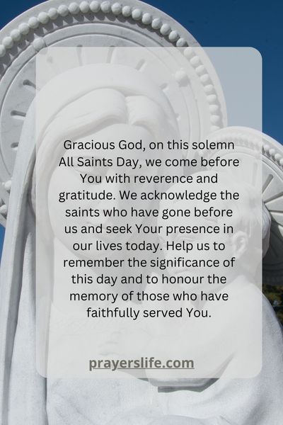 A Solemn Beginning For All Saints Day