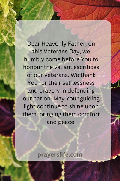 A Solemn Invocation For Our Brave Veterans