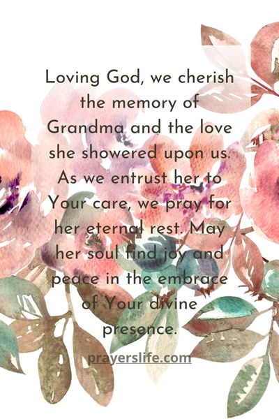 A Special Prayer For Grandmas Rest
