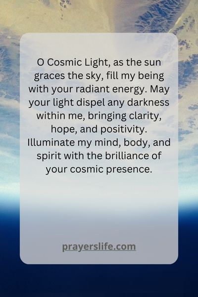 A Sunrise Invocation To The Cosmos