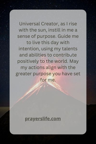 A Universe Infused Morning Prayer