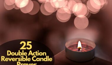 Double Action Reversible Candle Prayer
