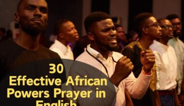 African Powers Prayer In English