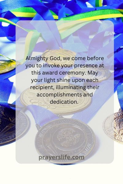 An Invocation For A Successful Award Ceremony