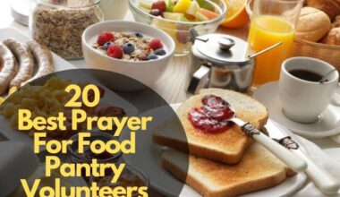 Best Prayer For Food Pantry Volunteers