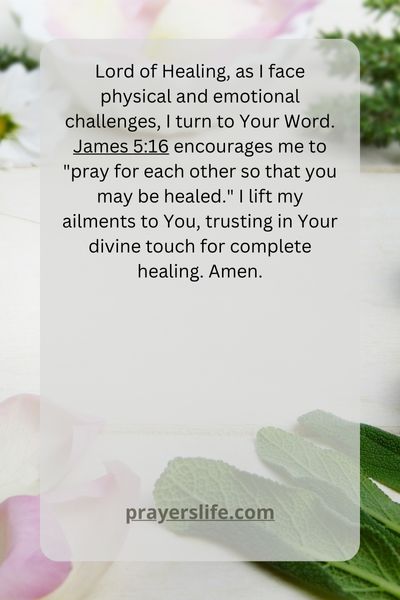 Biblical Verses For Physical And Emotional Healing