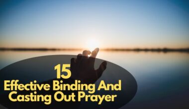 Binding And Casting Out Prayer