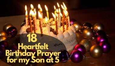 Birthday Prayer For My Son At 5