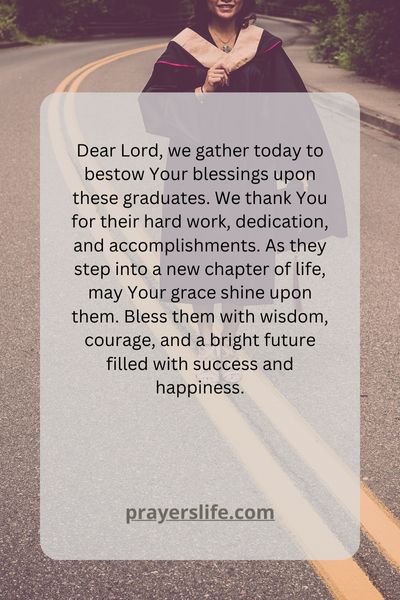 Blessing The Graduates In Prayer