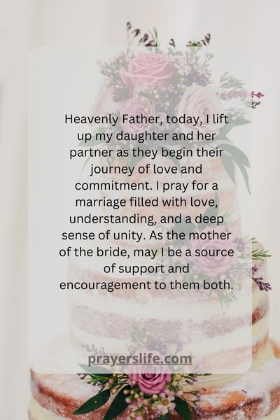 Blessing The Journey With A Mother'S Wedding Prayer