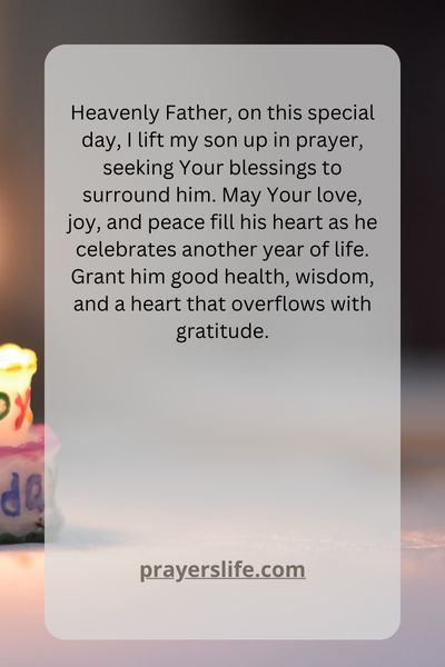 Blessings For Your Son'S Special Day