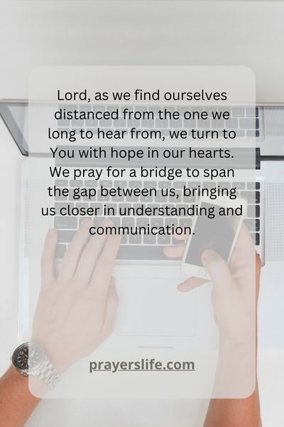 Bridging The Gap With A Prayer Of Hope