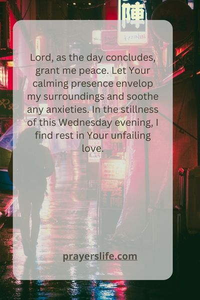 Calming Wednesday Evening Prayers
