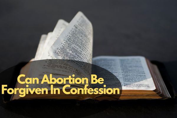 Can Abortion Be Forgiven In Confession