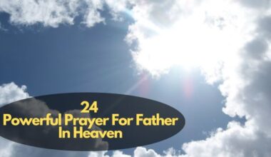 Prayer To Our Father In Heaven