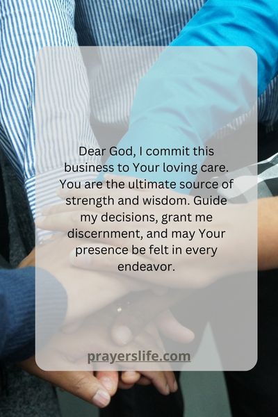 Committing Your Business To Gods Care