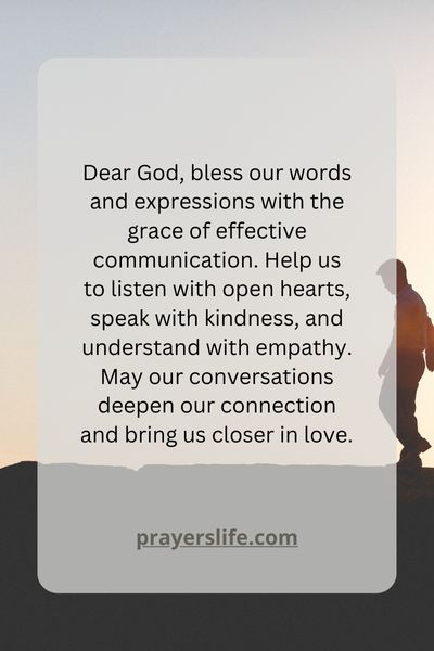 Communication Prayer For Deeper Connection