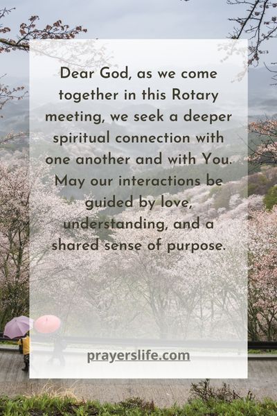 Connecting Spiritually In Rotary Gatherings