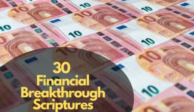 Financial Breakthrough Scriptures