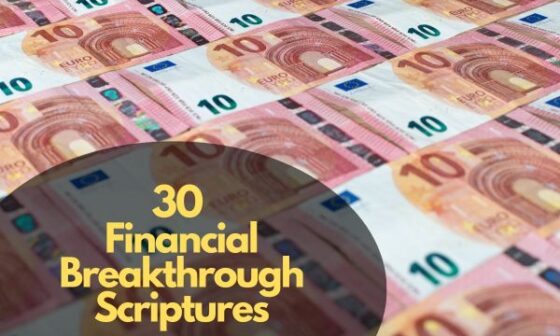 Financial Breakthrough Scriptures