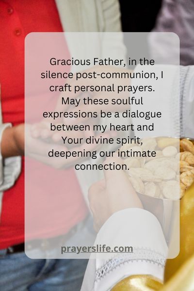 Crafting Personal Prayers After Communion