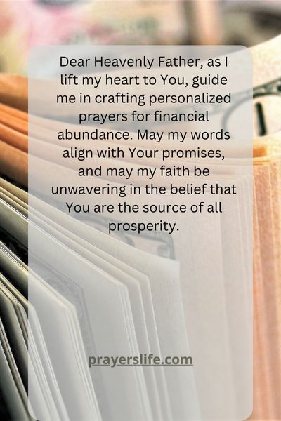 Crafting Personalized Prayers For Financial Abundance