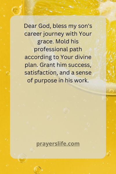 Crafting A Personalized Career Blessing For My Son
