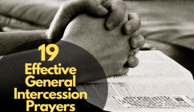 General Intercession Prayers