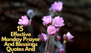 Effective Monday Prayer And Blessings Quotes And Images