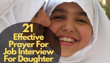 Effective Prayer For Job Interview For Daughter