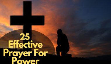 Effective Prayer For Power