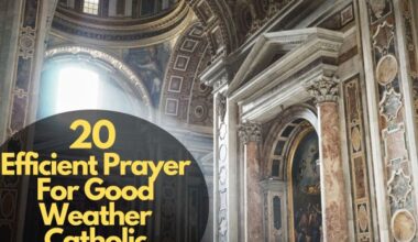 Catholic Prayer For Good Weather