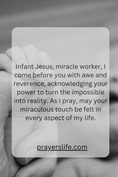 Embracing The Power Of Infant Jesus In Prayer