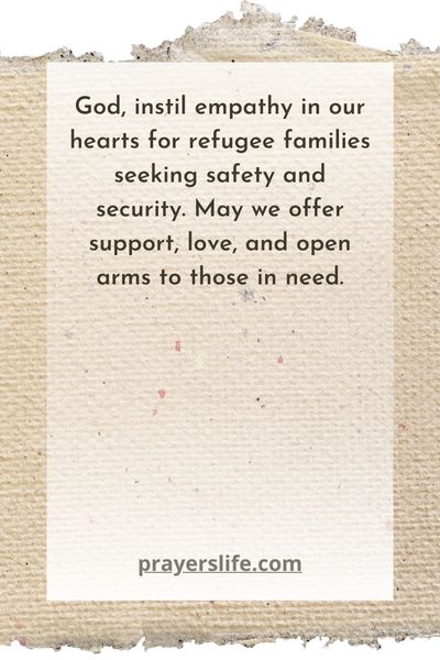 Empathy And Support For Refugee Families