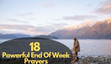 End Of Week Prayers