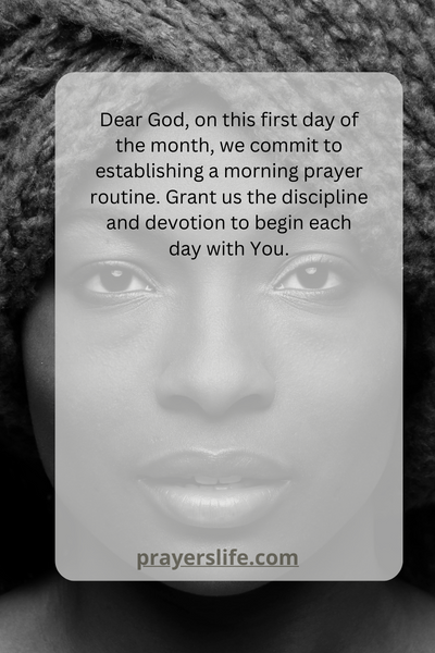 Establishing A Morning Prayer Routine