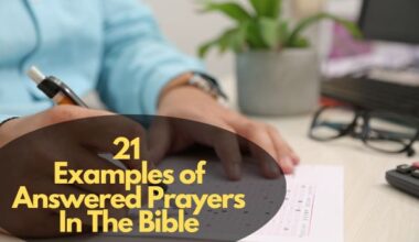 Examples Of Answered Prayers In The Bible