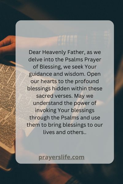 Exploring Prayer Of Blessing