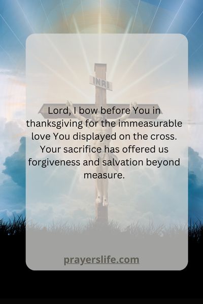 Expressing Gratitude For Gods Sacrifice