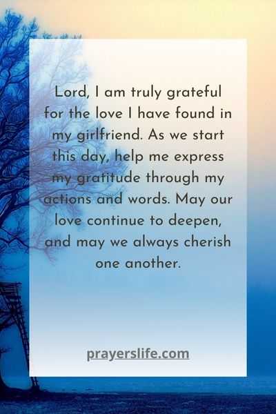 Expressing Gratitude With A Morning Prayer To My Love