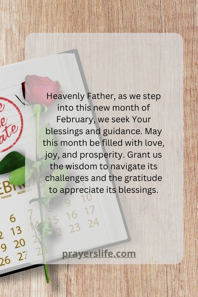 Februarys New Month Prayer