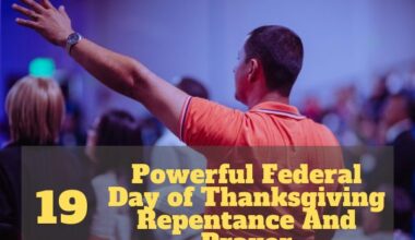 Federal Day Of Thanksgiving Repentance And Prayer